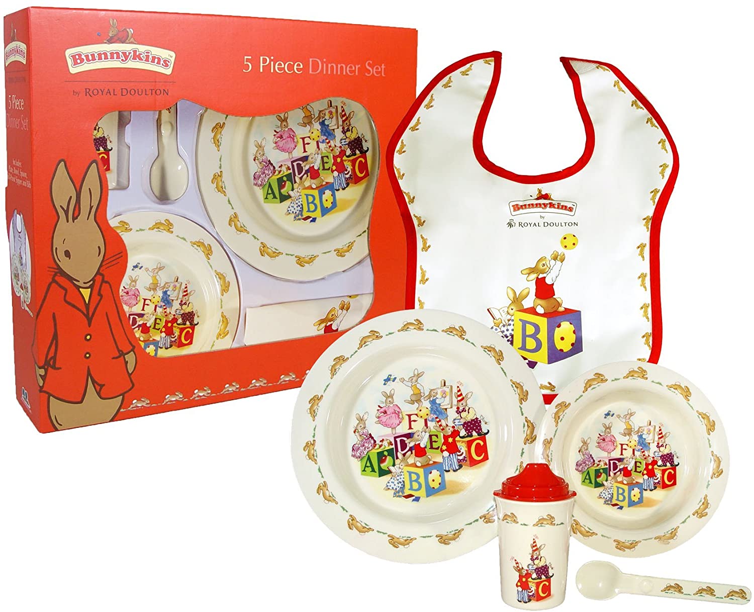 Royal Doulton Bunnykins Melamine 5-Piece Place Setting - Royal Gift