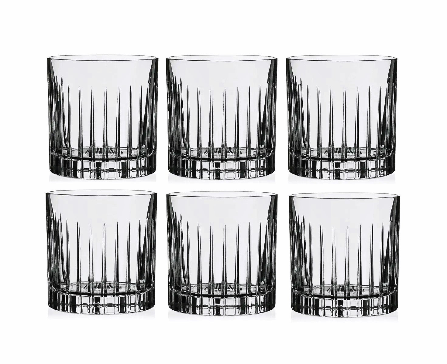 RCR Timeless Whiskey 7 piece set Decanter + 6 Tumblers