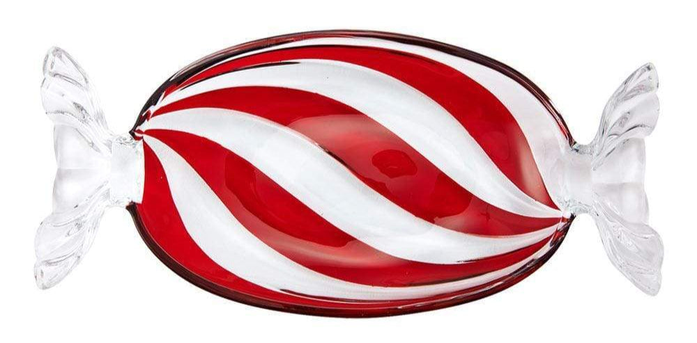 Mikasa Peppermint Twist Candy Tray 13.5" - Royal Gift
