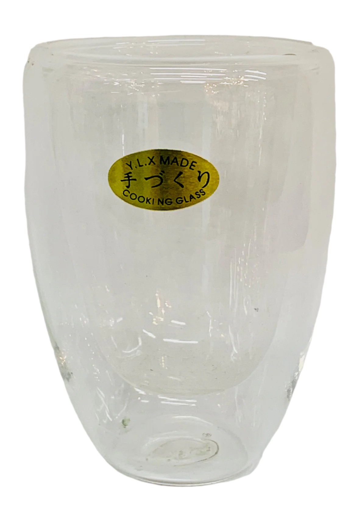 6 GLASS Double Wall Vacuum 80ML - 2.75" X 3.75" - Royal Gift