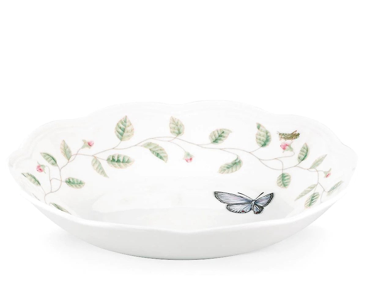 Lenox Butterfly Meadow Bowl pasta/Soup 8.7"diameter X 1.8"high - Royal Gift