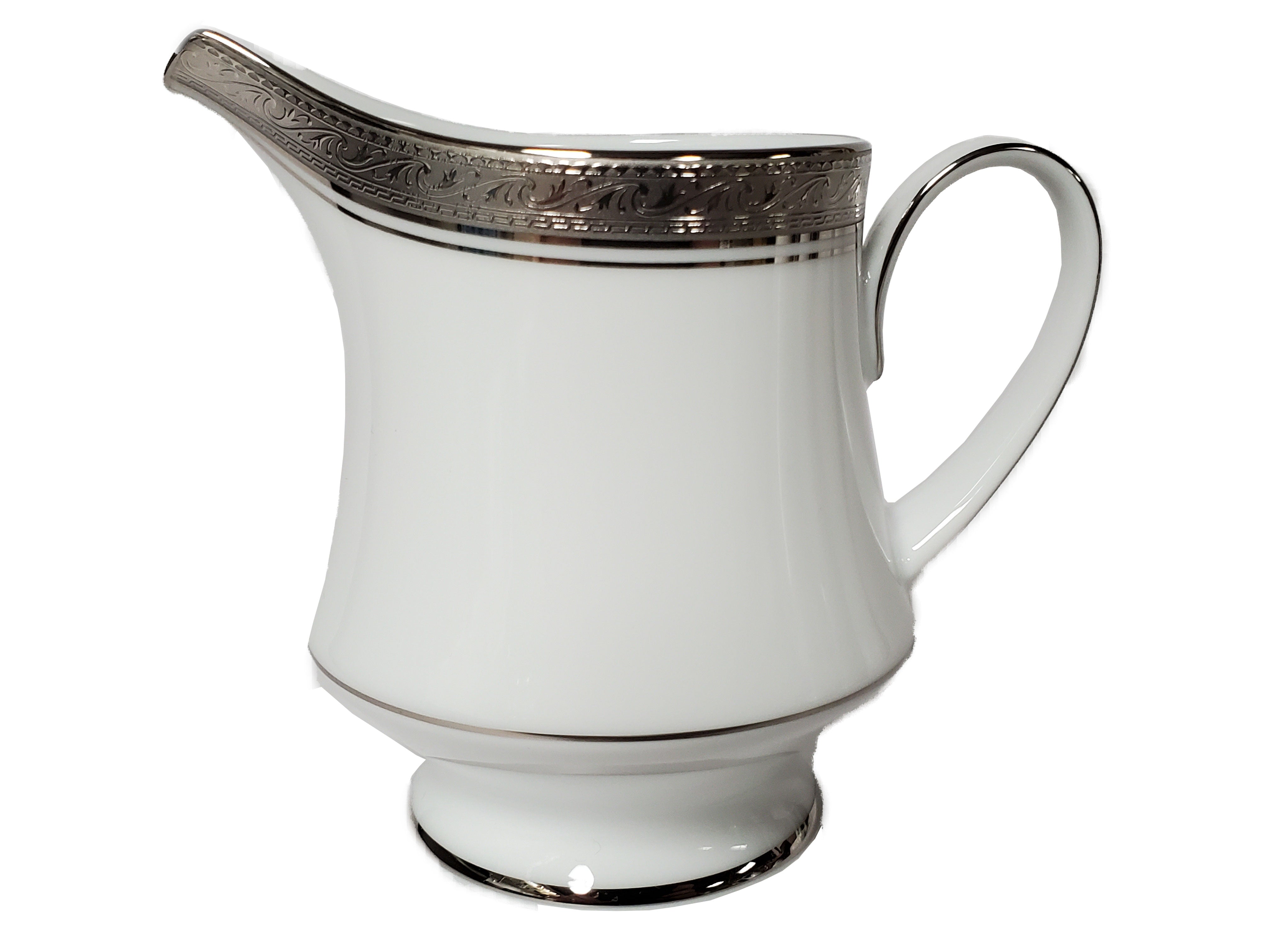 Noritake Crestwood Platinum Creamer 8-OZ - Royal Gift