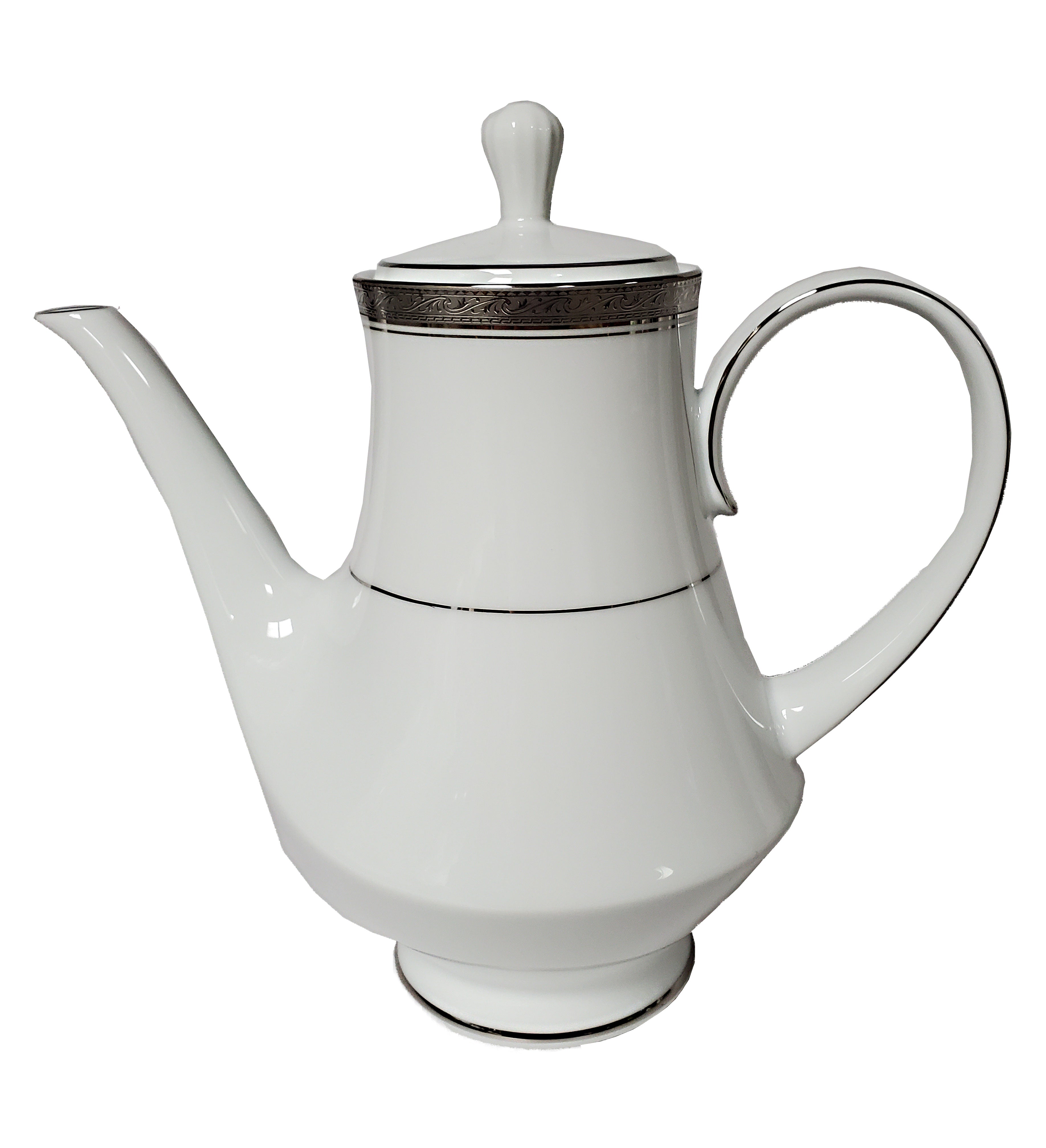 Noritake Crestwood Platinum Coffee Pot - Royal Gift
