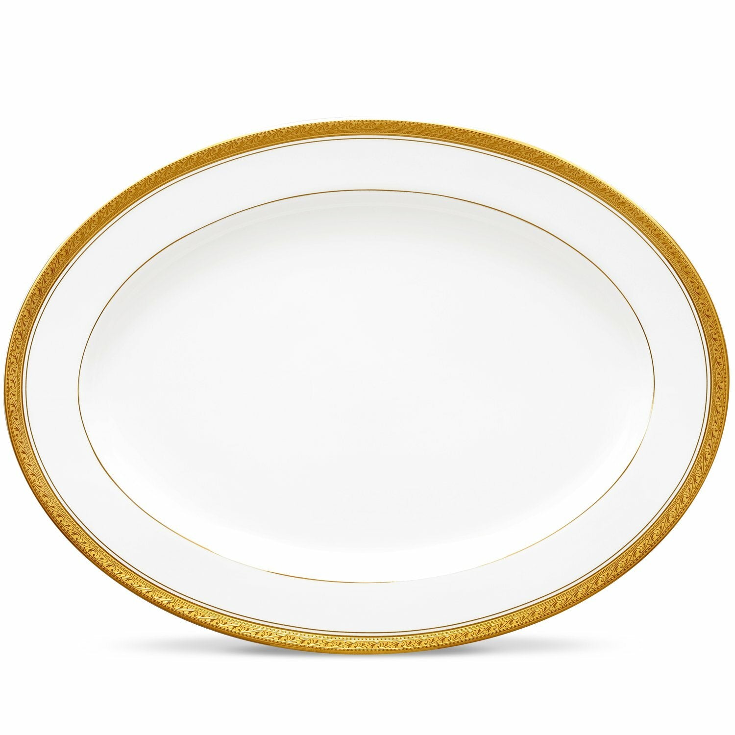 Noritake Crestwood Gold Platter 14" - Royal Gift