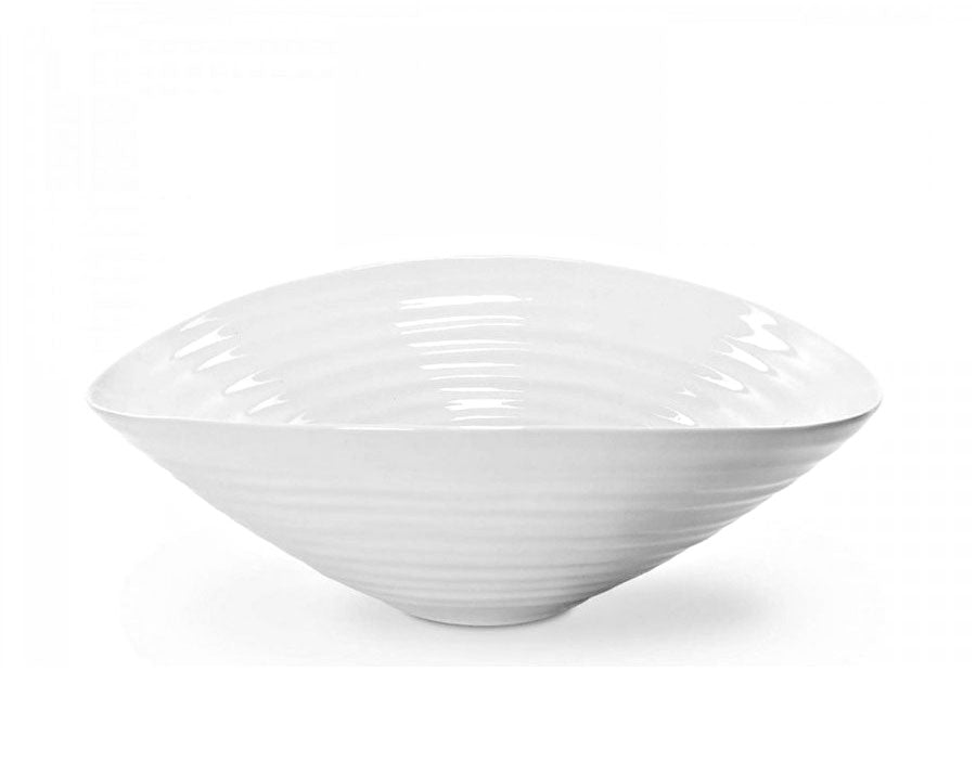 Portmeirion Sophie Conran Large White Salad/Vegetable Bowl 13" - Royal Gift