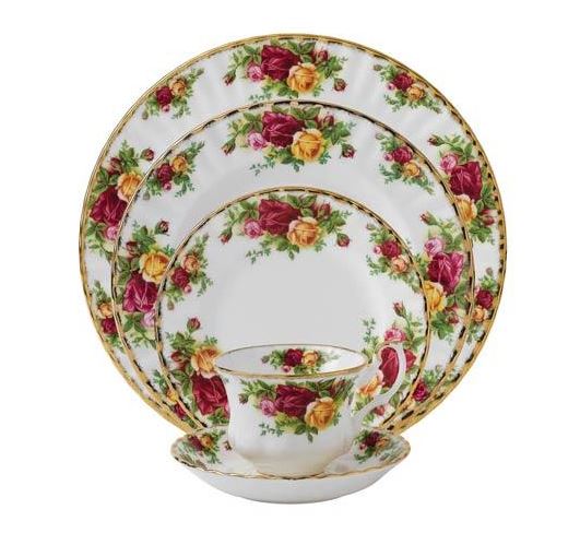 Royal Albert Old Country Rose 20-Piece Dinner Set Bone China - Royal Gift