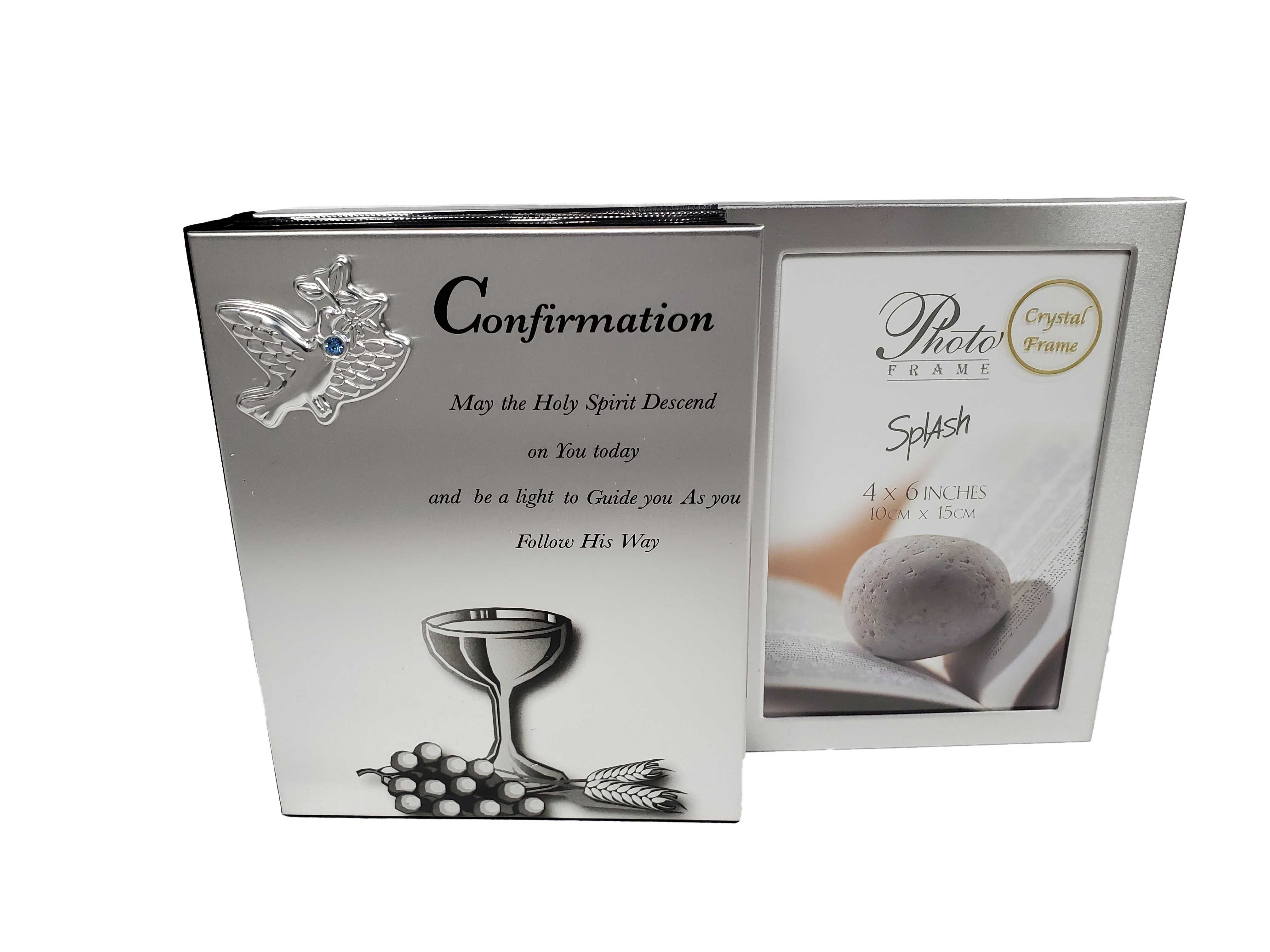 Confirmation Picture Frame and Photo Album 4" x 6" - Royal Gift