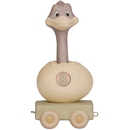 Precious Moments Birthday Train Age 8 Ostrich 142028 Porcelain Figurine - Royal Gift