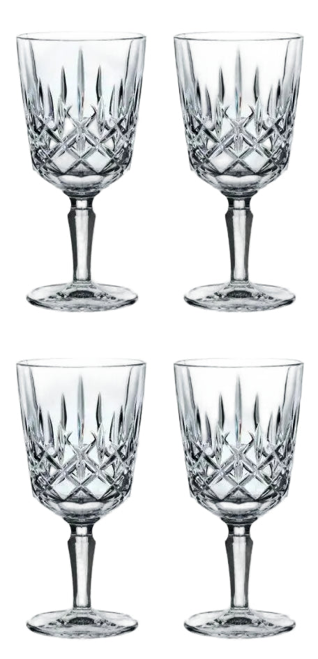 Nachtmann Noblesse Crystal Wine Stems, Set of 4, Made of Crystal Glass - Royal Gift