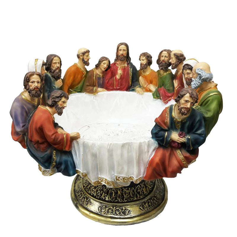 Last Supper Bowl, 15"wide X 12"deep X 12"high, Biagio collection - Royal Gift