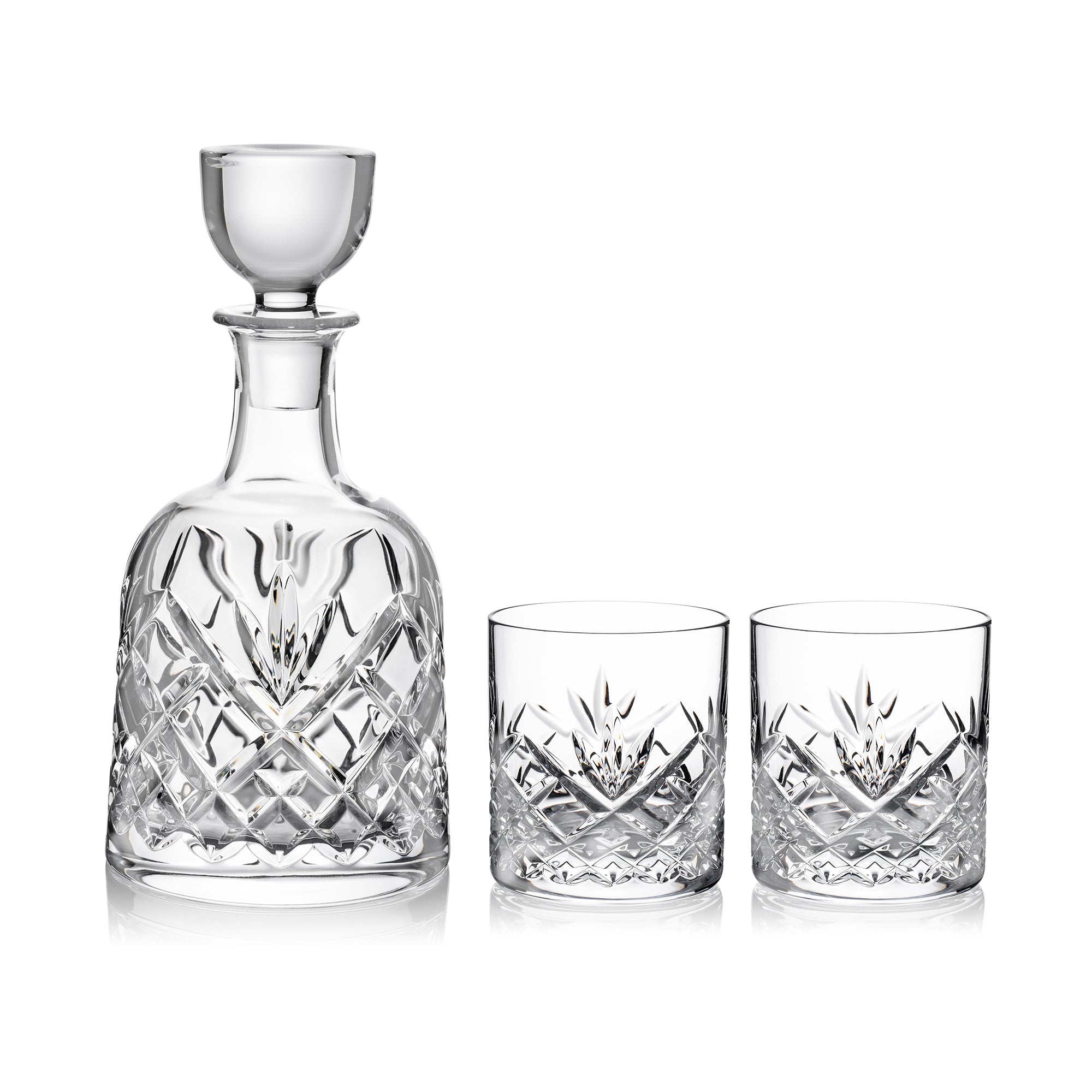 Marquis by Waterford Markham Whiskey Decanter Set & 2 Tumblers - Royal Gift