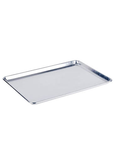 Sagetra Baking Bun Pan Aluminum 18 Gauge, 15"X21", Silver, Medium - Royal Gift