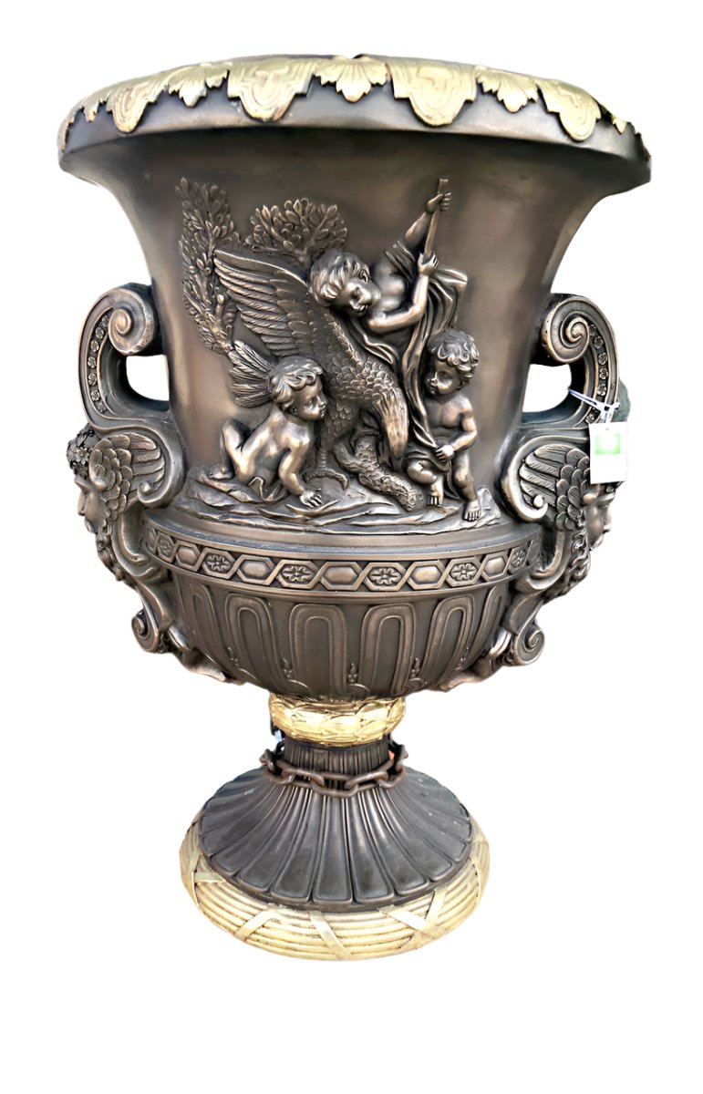 Planter Vase Roman Style 16" x 15" x 22" - Royal Gift