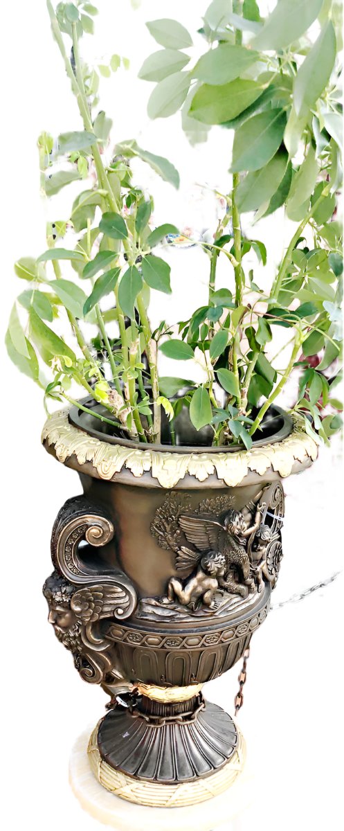 Planter Vase Roman Style 16" x 15" x 22" - Royal Gift