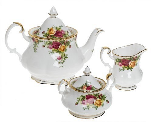 Royal Albert Old Country Roses 3-Piece Tea Set - Royal Gift