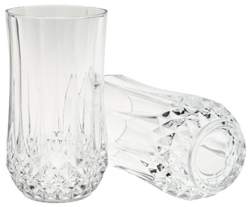 Longchamp Hiball Tumbler, Set of 4 by Eclat Cristal D'Arques,12-Oz - Royal Gift