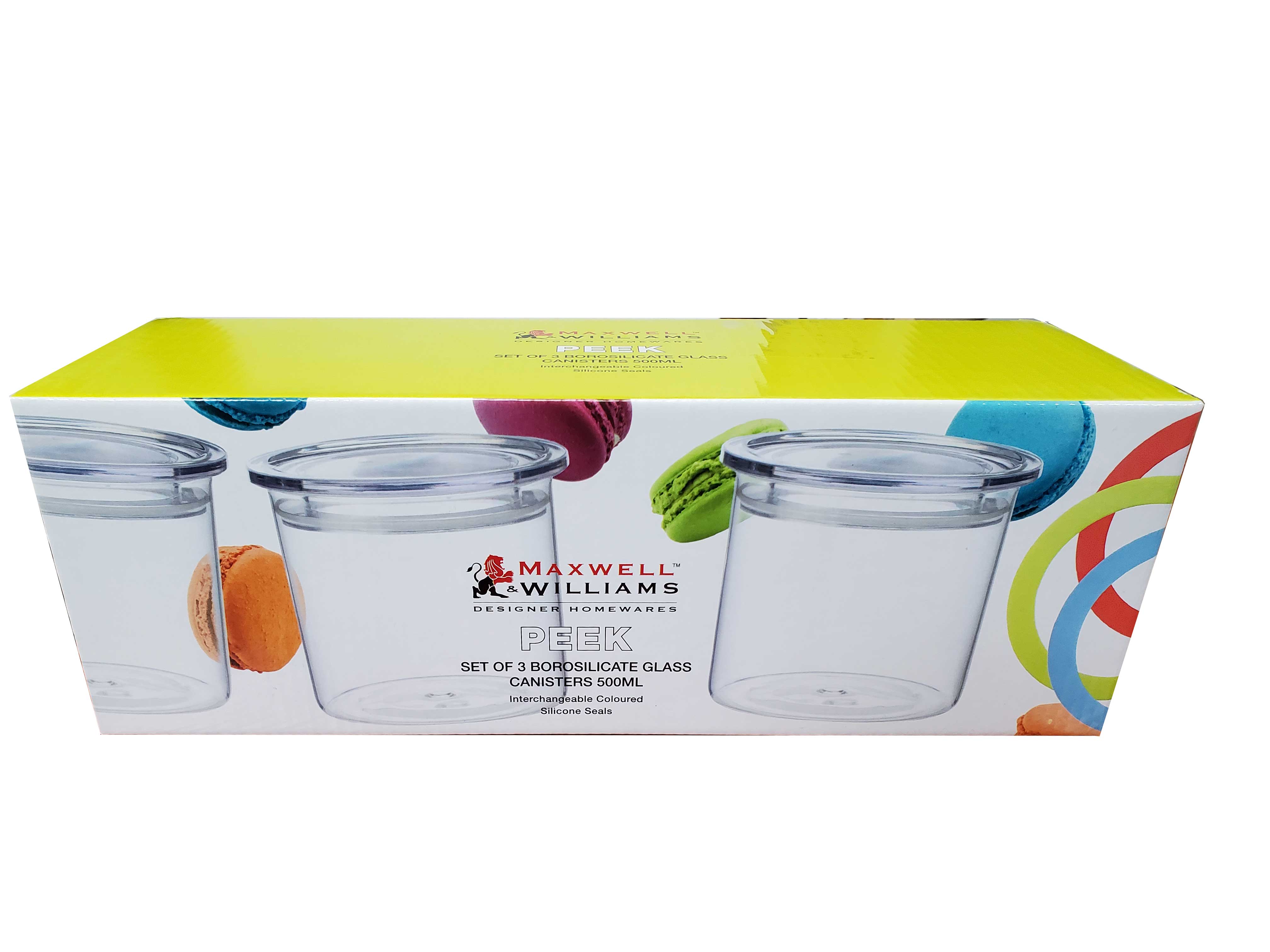 Glass Canister Set of 3 - Royal Gift