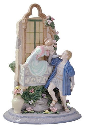 Romeo and Juliet by Cosmos William Shakespeare's Scene Statue Figurine - Royal Gift