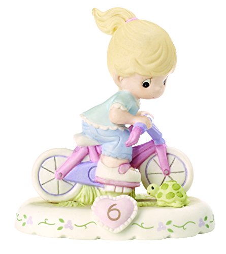 Precious Moments Age 6 Girl Birthday Gifts, Growing in Grace, 152012 Porcelain Figurine - Royal Gift