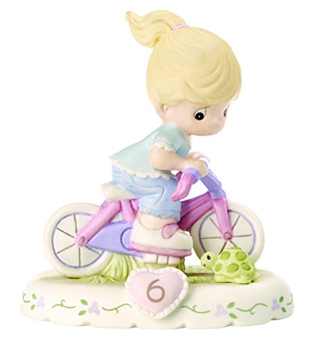 Precious Moments Age 6 Girl Birthday Gifts, Growing in Grace, 152012 Porcelain Figurine - Royal Gift
