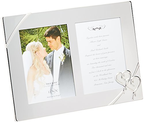 Lenox True Love Double Invitation Frame, 9-Inch - Royal Gift