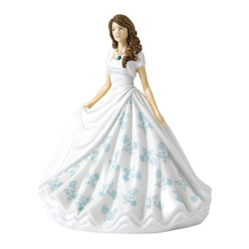 Royal Doulton December Birthstone petite Turquoise HN5908 7"Tall - Royal Gift