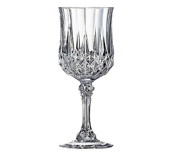 Longchamp Goblet Set of 4 by Eclat Cristal D'Arques , Made in France 8-1/4-OZ - Royal Gift