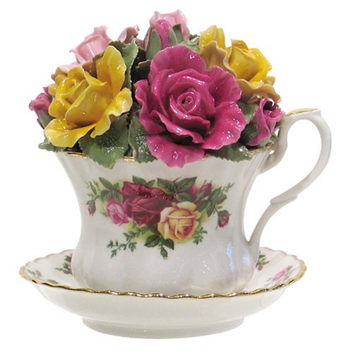 Royal Albert Old Country Rose Musical Teacup - Royal Gift