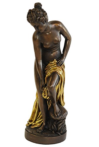 Fair Lady Ceramic Bronze Sculpture 17" - Royal Gift