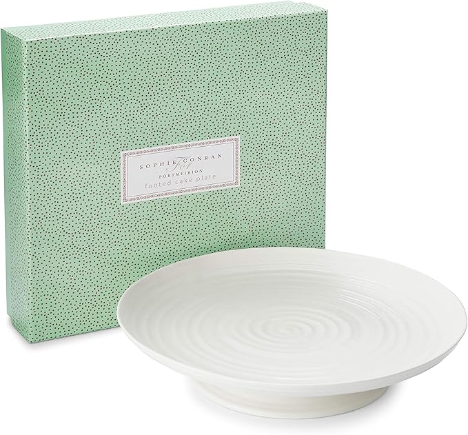 Portmeirion Sophie Conran White Footed Cake Plate Stand