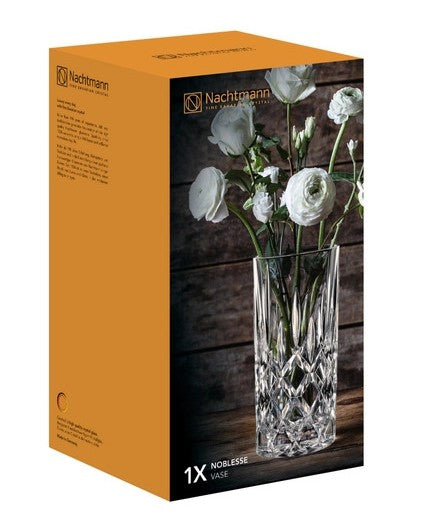 Nachtmann Noblesse Crystal Vase/Hurricane Lamp 11"tall X5.7"diameter