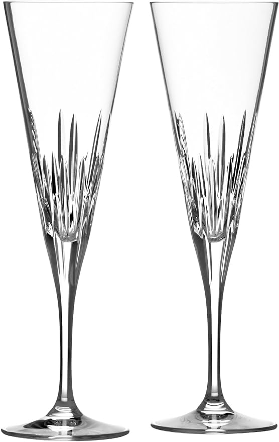 Vera Wang by Wedgwood  Duchesse Collection Crystal Toasting Flute Pair