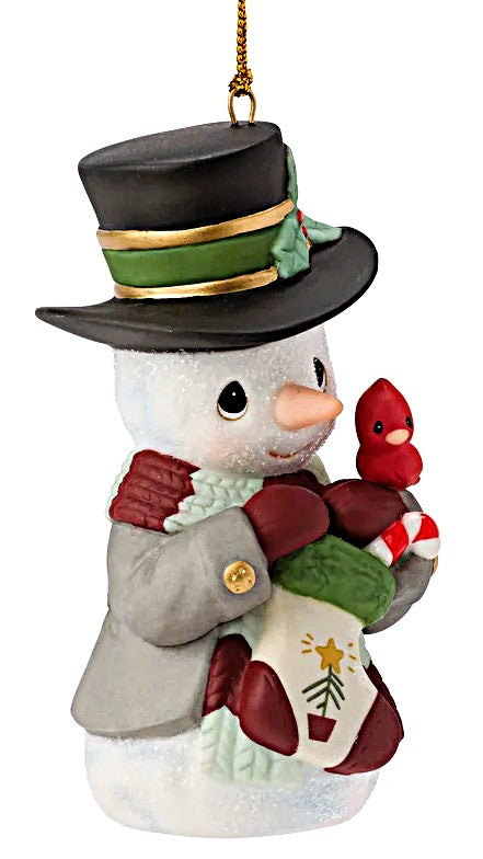 Precious Moments 2026 Snowman Ornament