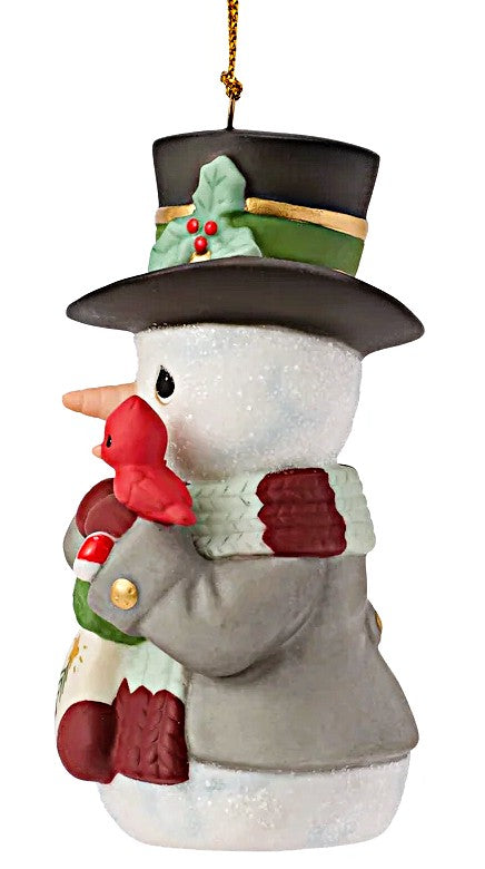 Precious Moments 2026 Snowman Ornament