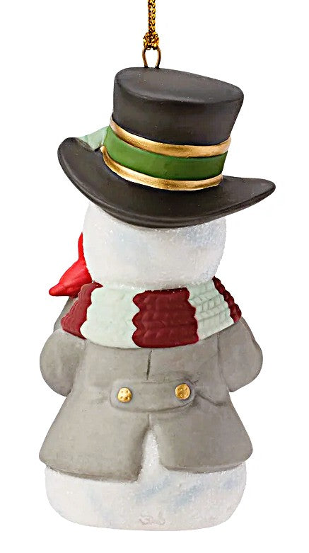 Precious Moments 2026 Snowman Ornament
