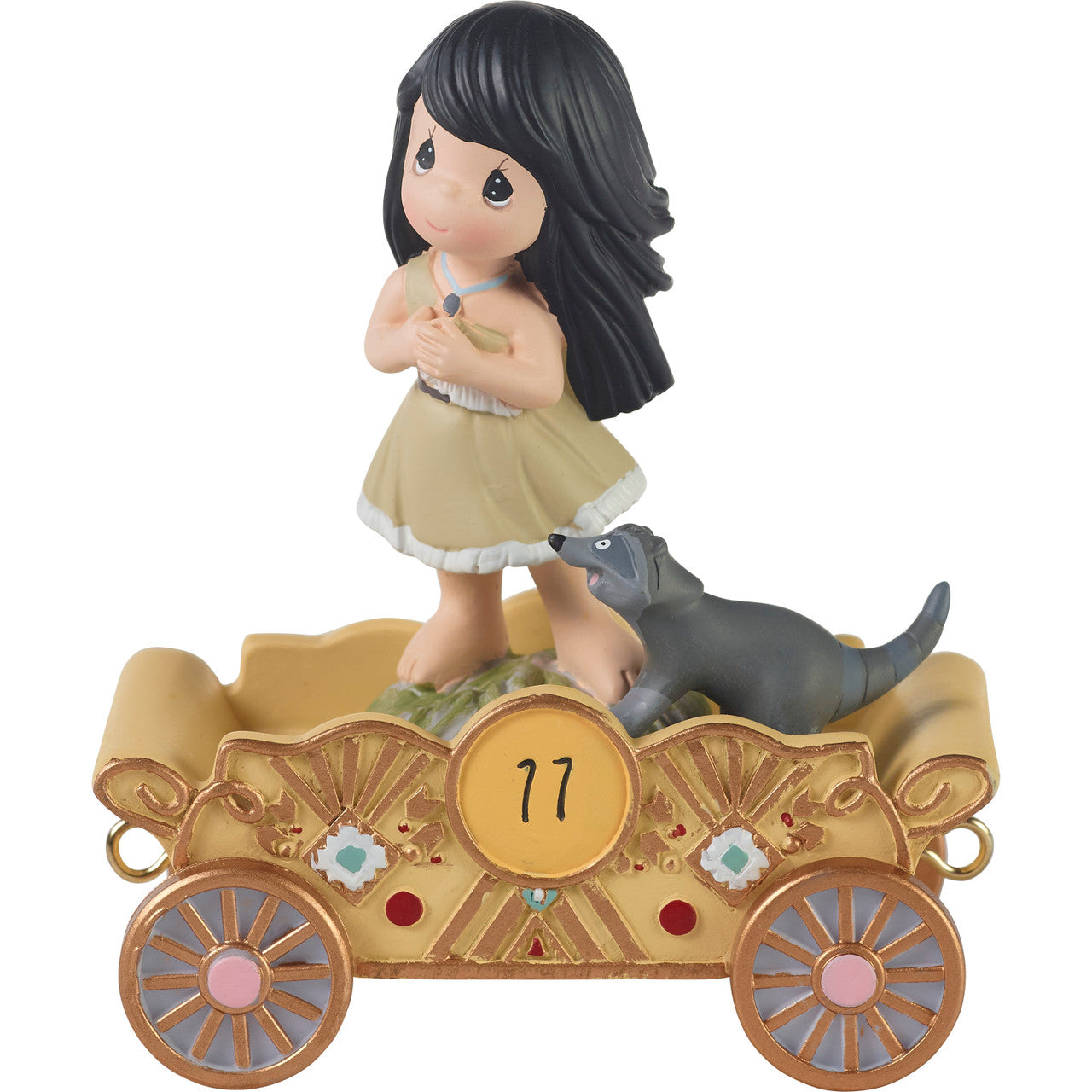 Precious Moments Birthday Parade age 11 Pocahontas resin Figurine