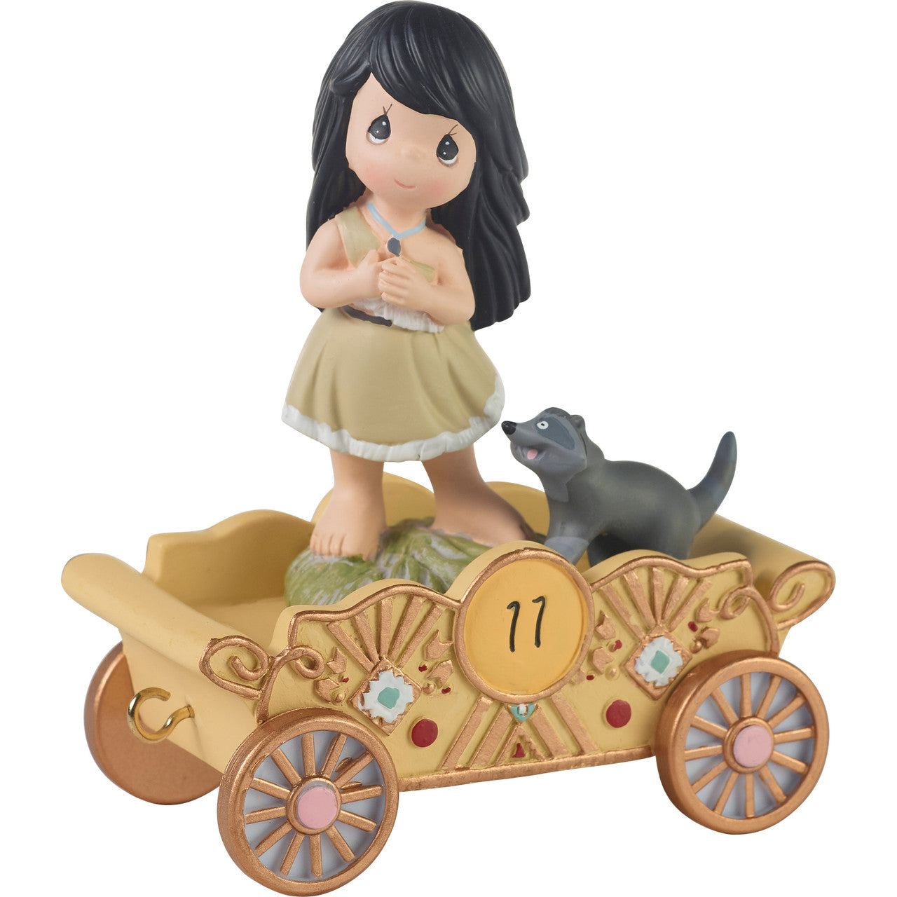 Precious Moments Birthday Parade age 11 Pocahontas resin Figurine