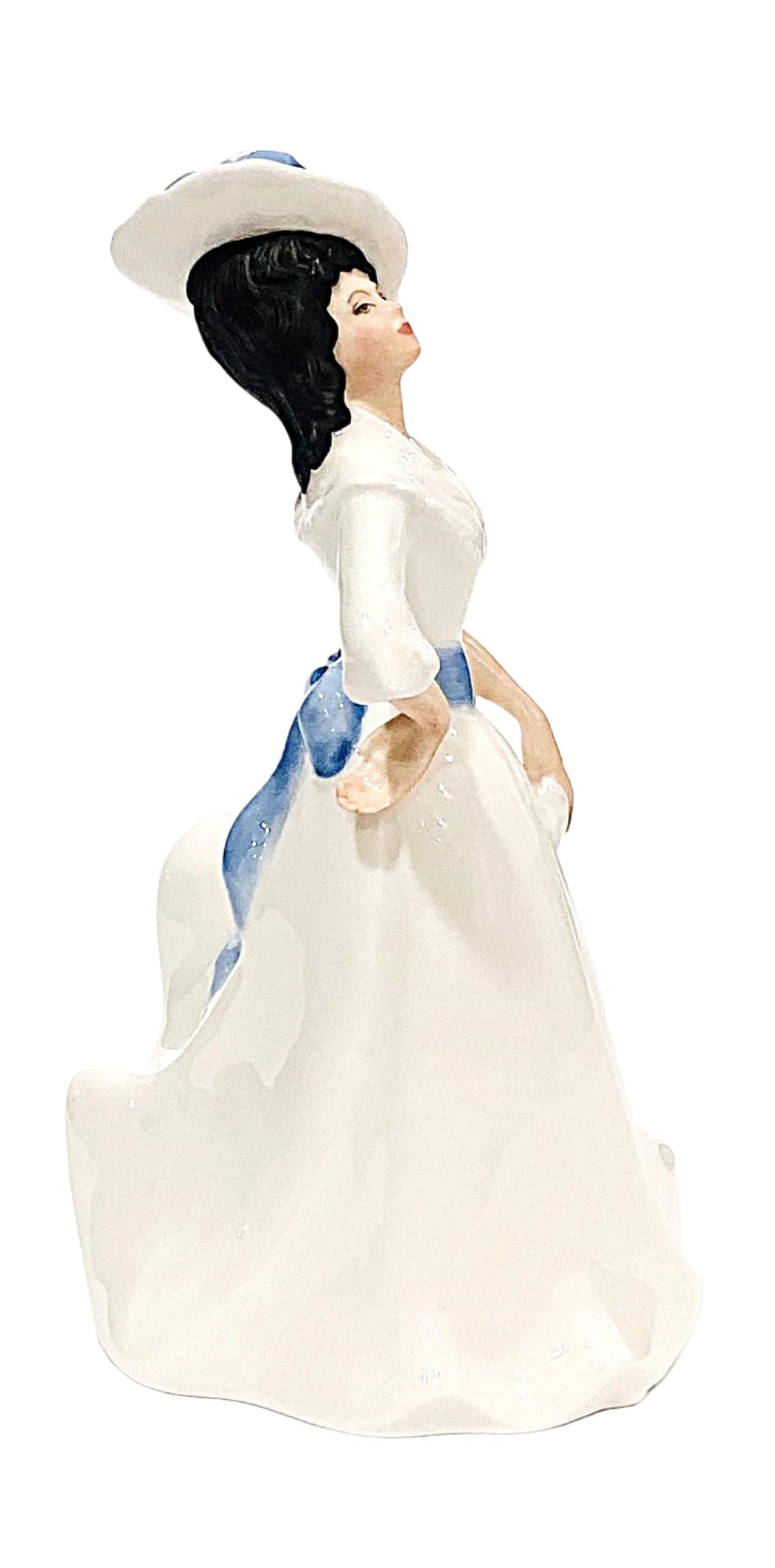 Royal Doulton Margaret figurine HN2397 bone china hand made and painted blue in England