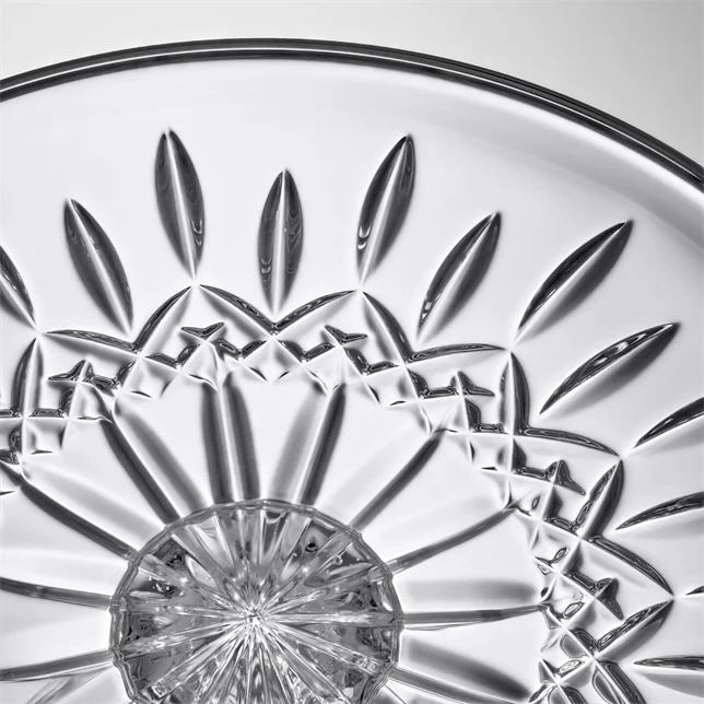 Waterford Lismore Cake plate footed 11"diameter X 4.8"high