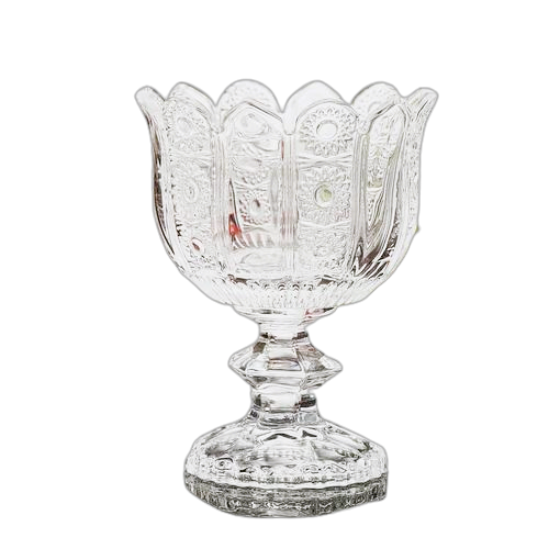 Candy Bowl Crystal By Shannon Crystal 6"tall X 4.5"diameter