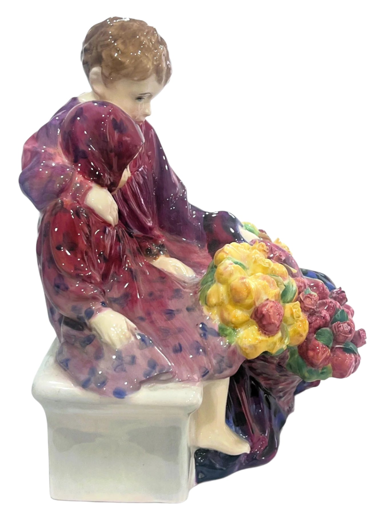 Royal Doulton Flower Sellers Children HN1342 Hand made and Painted in