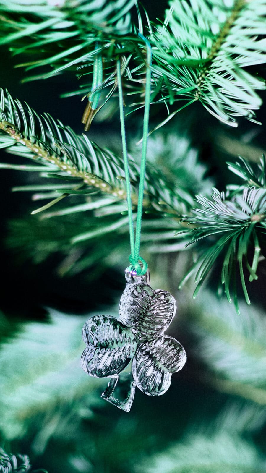 Waterford Shamrock Crystal Ornament