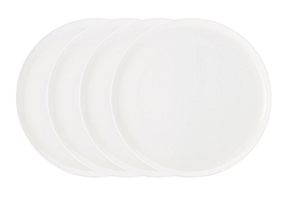 Maxwell & Williams Mansion 4 Dinner Plates White, Bone china