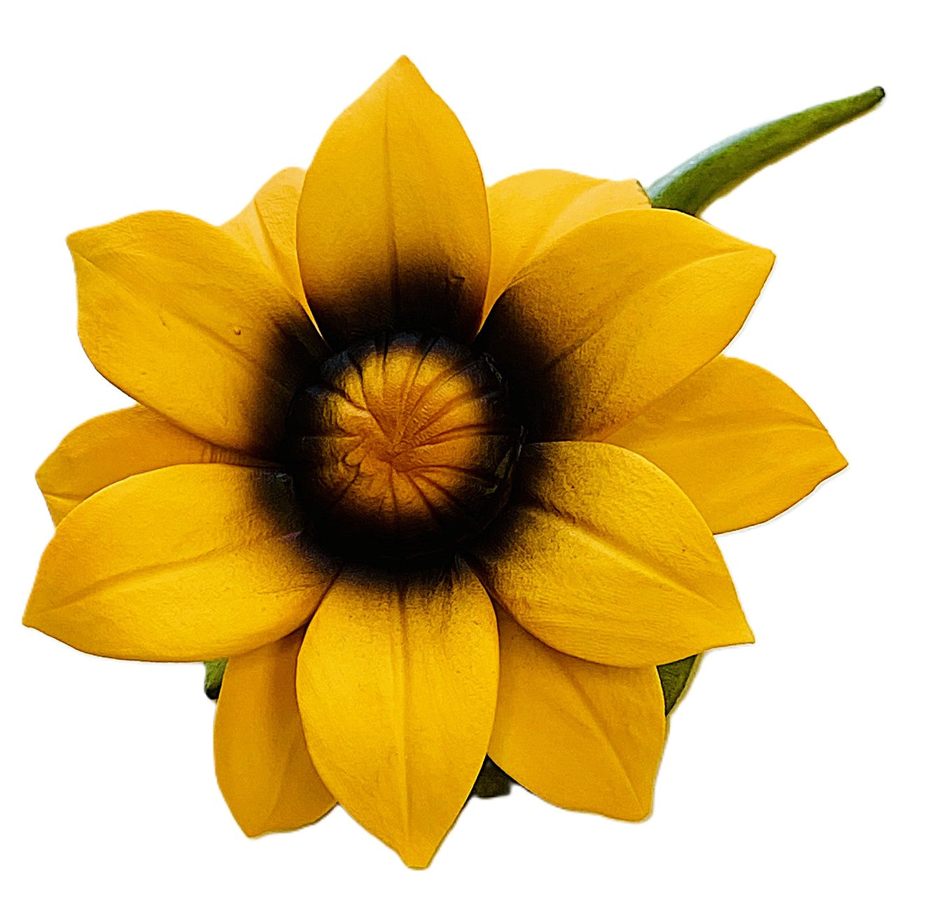 Sunflower Original Capodimonte Porcelain Flower Hand Made and Painted in Capodimonte ITALY