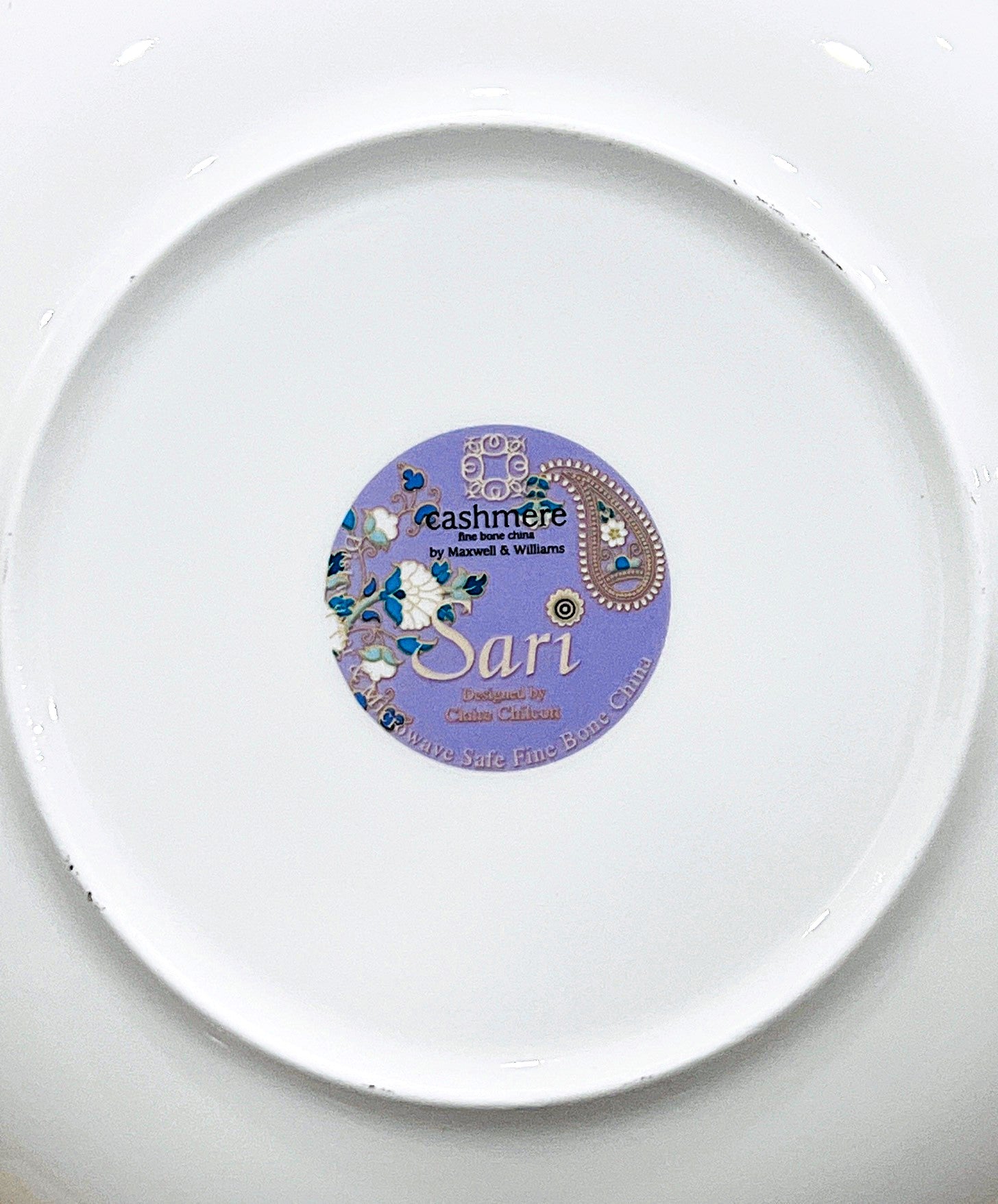 Maxwell & Williams Sari 4 Plates 20cm Lilac