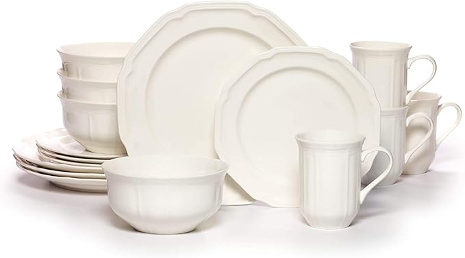 Mikasa Antique White 16 Piece Dinner Set