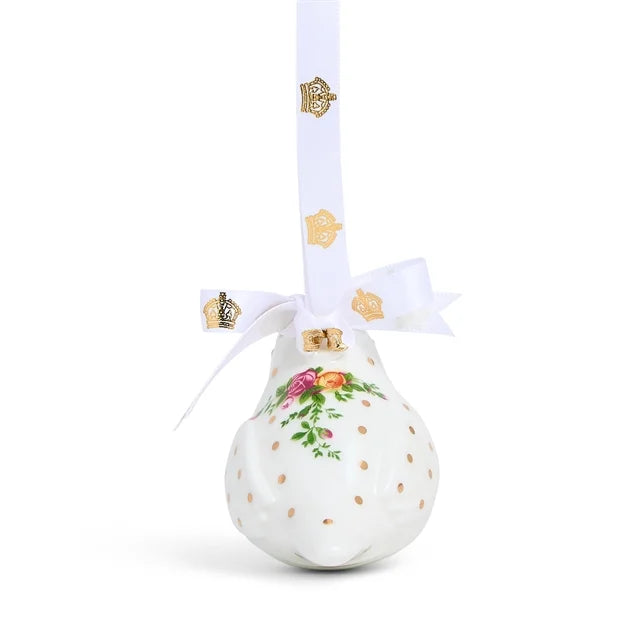 Royal Albert Old Country Roses Robin Ornament