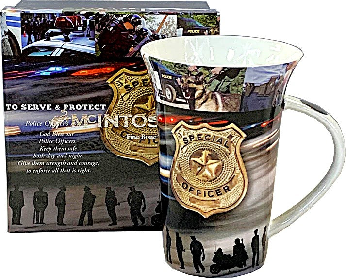 Police Mug 'To serve and protect'