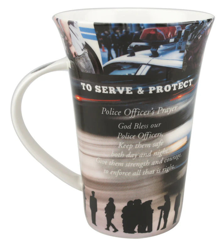 Police Mug 'To serve and protect'