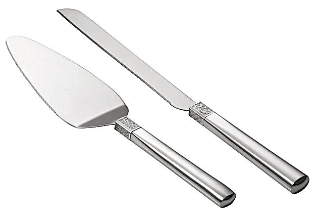 Waterford Lismore Diamond 2 Piece Cake knife & Cake Server